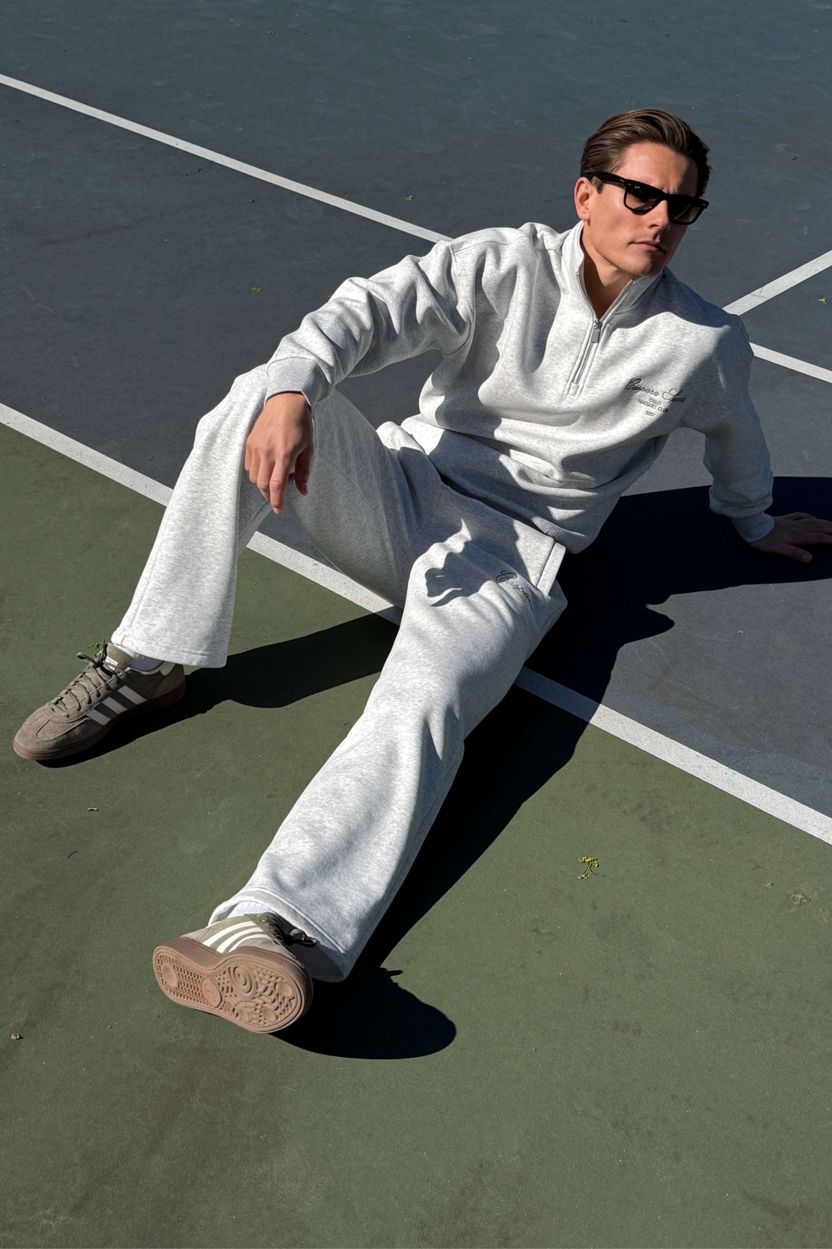 M. Racquet Club SL Pants - Grey Melange